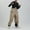 Khaki, variant on Ski Pants Men Men Snow Bibs, Women Baggy Ski Pants Snowboard Overall Insulated Warm Waterproof Windproof for Outdoor Winter Black XL