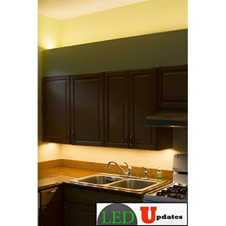 Ledupdates 2pcs 20 Led Kitchen Under Cabinet Light Warm White Led Kitchen Under Cabinet