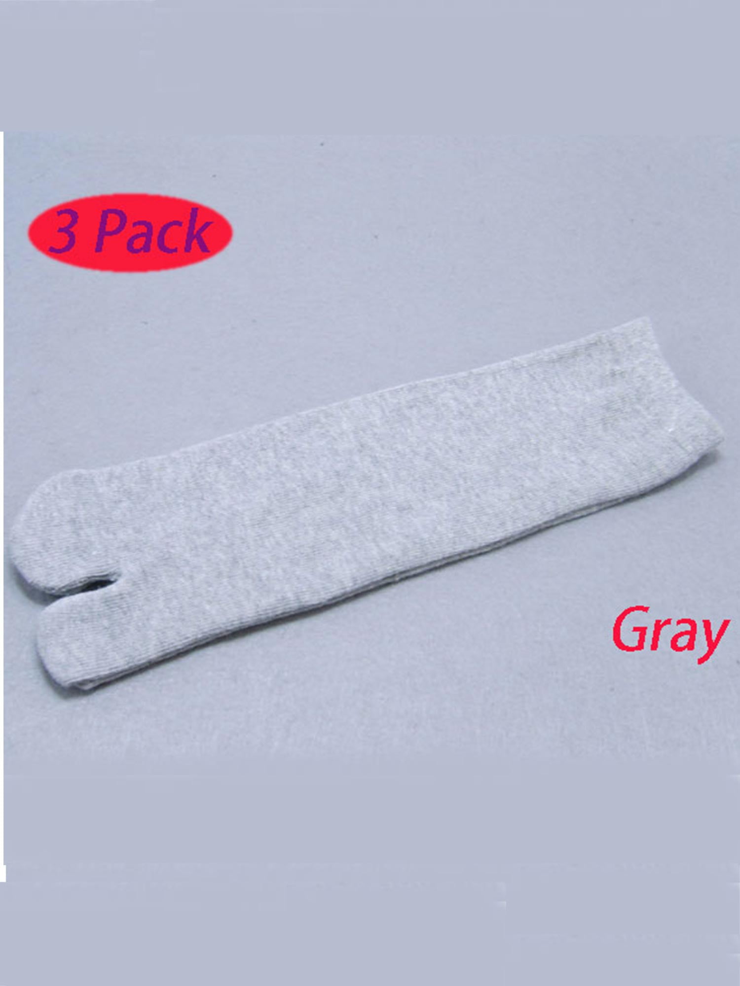 Black White Gray Ankle Socks 3-Pack 