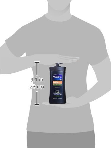 Vaseline Men Body and Face Lotion , 20.3 Ounce BottlePack of 2