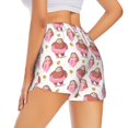 thumbnail image 3 of Goofa Sloth with Donuts1 Printed Women 2 in 1 Running Shorts,Quick Dry Athletic Workout Shorts,High Waisted Athletic Shorts with Liner Pockets-XX-Large, 3 of 9
