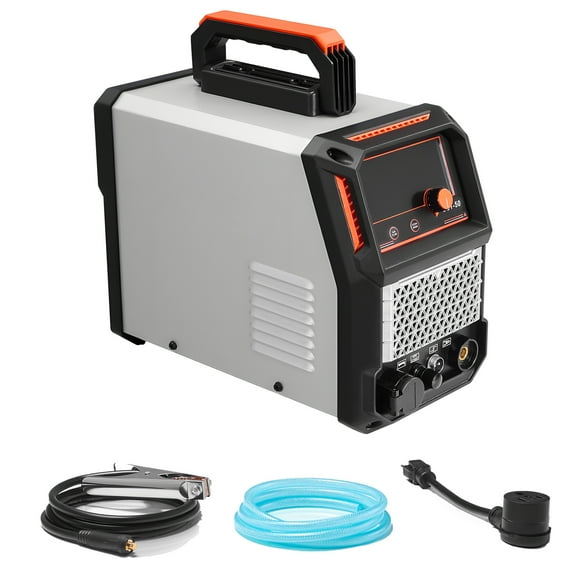 KFFKFF 50A Plasma Cutting Machine, Non-Touch Pilot Arc Cutter, Dual Voltage 110V/220V with Digital Display, IGBT Inverter, 2T/4T Function, and Adjustable PA/PT Time for DIY Projects and Workshops