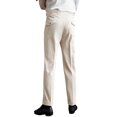 thumbnail image 6 of Men's Dress Pants, Corduroy Naples Style Classic Fit Vintage Business Trousers with Straight Leg and Pleat-Front for Smart Casual and Formal Wear,Beige,30, 6 of 7