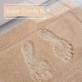 thumbnail image 5 of Homore Bathroom Rugs Sets, Luxury Bath Mat Set Anti-Slip Bath Rug and U-Shaped Toilet Mat Camel, 5 of 7