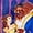 Beauty & Beast, variant on Disney Classic VHS Boxed Silk Touch Throw, 50" x 70"