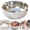 Silver, variant on CSSJKYJ Metal Mixing Bowls Stainless Basin 12.6 Inch Large Mixing Bowl Portable Dish Tub Foot Soak Tub Washtub Dishpan for Kitchen Bathroom