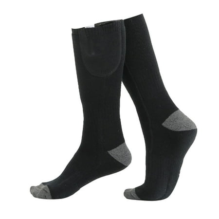 

AMNHDO Winter Electric Heating Socks Foot Warmer Heated Stockings (Black Constant)