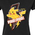 thumbnail image 3 of Pokémon - Pika Pika - Juniors Fitted Graphic T-Shirt, 3 of 5
