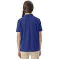 thumbnail image 4 of Classroom School Uniforms Adult Short Sleeve Pique Polo CR832X, XL, SS Royal, 4 of 7