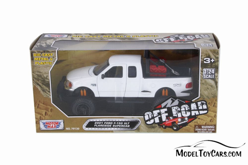 2001 Ford F-150 XLT Flareside Supercab Red New in box 1-24 scale model Motor Max 