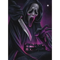 Scream Diamond Painting Kits for Adults,Halloween Gem Art Kits for Adults for Gift Home Wall Decor 16x12inch