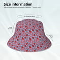 thumbnail image 5 of Kdxio Reflective Bucket Hat - Strawberries Print Bucket Hat for Men,Women, 5 of 9