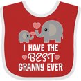 thumbnail image 3 of Inktastic Best Granny Ever Grandchild Boys or Girls Baby Bib, 3 of 4