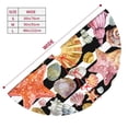 thumbnail image 3 of Sikiie Sea Shell 30-48 inches {designName} Print Christmas Tree Skirt Snowman Xmas Tree Skirt with Edge Christmas Decorations for Holiday Party48", 3 of 7