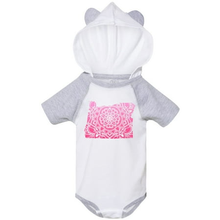 

Inktastic Oregon Silhouette Mandala Gift Baby Boy or Baby Girl Bodysuit