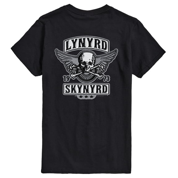 Lynyrd Skynyrd - Biker Faux Patch - Men's Short Sleeve Graphic T-Shirt