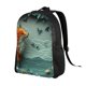 thumbnail image 2 of Fotbe Paper Fox Crow Fantasy Mochila de Viaje para Laptop, Mochila Ejecutiva Delgada y Resistente 15.6", 2 of 8