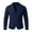 Dark Blue, variant on Men's Notched Lapel Blazer Jacket Casual Long Sleeve Slim Fit Jacket with Patch Pockets Gray