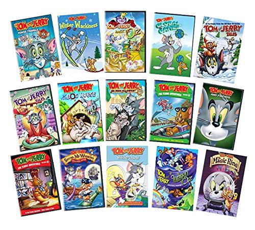 Tom and Jerry Ultimate 28-Movie Pack DVD Set - Around The World/ Mouse  Trouble/ In Space/ Magical Misadventures/ The Lost Dragon/ Summer Holidays/  Musical Mayhem/ World Champions / Tricks and Treats 