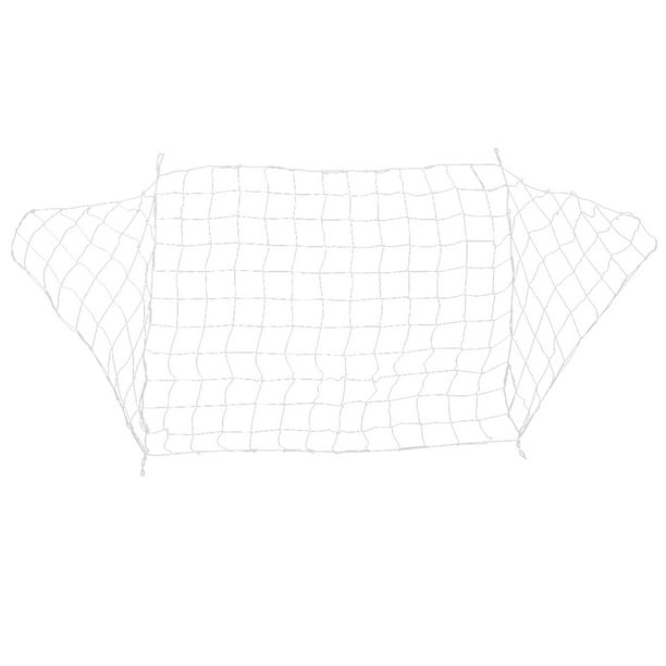 KAKOWELY Red de portería de fútbol para 7 personas, estándar, para exteriores, de repuesto, para entrenamiento deportivo (blanca, 500 x 200 cm)