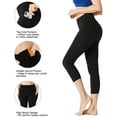 thumbnail image 5 of YUSHOW Capris Leggings for Women with Pockets Tummy Control High Waisted Workout Capris Yoga Pants Size XL, 5 of 7