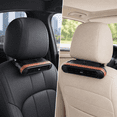thumbnail image 3 of Turbine USB Car Fan, 3 Speed Headrest Mounted Rear Seat Cooler with 360 Degree Airflow for SUV Truck, Brown, 3 of 7