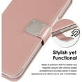 thumbnail image 5 of Entronix Wallet Case for Apple iPhone 16 Pro,[6 Card Slots] PU Leather Credit Holder Folio Flip Kickstand Lanyard Phone Cover, Rose Gold, 5 of 6