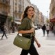 thumbnail image 4 of ddioayh Nylon Tote Bag Lightweight Crossbody Shoulder Bag 26x15x14cm 130g Water Resistant Outdoor Purse Available in Six Colors, 4 of 6