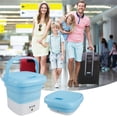 thumbnail image 4 of MesaSe Mini Foldable Laundry Machine with Drain Basket Lightweight Washer Touch Screen and Timer, 4 of 7