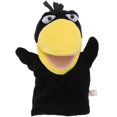 thumbnail image 2 of The **Lovely Crow Puppet Interactive Plush Animal Head Doll** is a charming and educational toy designed to spark creativity and support, 2 of 4
