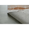 thumbnail image 6 of Amazing Rugs, LLC. "Zara Contemporary" Washable Super Soft Area Rug with Abstract Design Gray/Brown/Rust 3' x 5' Abstract 0.76 - 1 inch Stain, 6 of 7