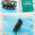 thumbnail image 3 of Tarjeta emergente de Feliz Navidad, Tarjetas de felicitación emergentes 3D para Navidad, Tarjetas de Navidad emergentes, Tarjeta de Navidad 3D, 3 of 5