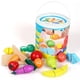 thumbnail image 1 of Cocina de madera Juego de imaginación Juguete de comida para niños pequeños, Cortar frutas Montessori Juguete educativo temprano,11 Afortunado Sencillez, 1 of 3