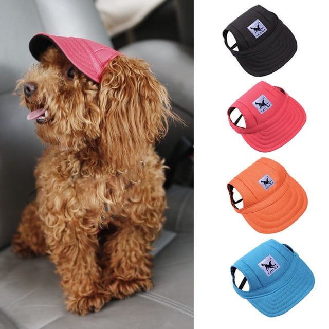 Xihbxyly Gorra de Béisbol para Mascotas Pequeñas, Protección Solar Informal para Exteriores, Diseño de Lona Ajustable, Ligera y Cómoda, Perfecta para Perros Pequeños, Estilo Veraniego, Disponible En