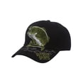 thumbnail image 1 of Top Headwear Outdoor Fisherman Baseball Cap - Black, 1 of 2