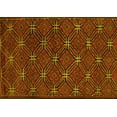 thumbnail image 1 of Ahgly Company Machine Washable Indoor Rectangle Southwestern Yellow Country Area Rugs, 5' x 8', 1 of 4