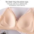 thumbnail image 2 of Sujetador sin aros Minnieouse para mujer - Lencería de realce - Sujetador de copa de tres esquinas - Ropa interior transpirable - Bralette Rojo - Type3 NO3, 2 of 6