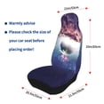 thumbnail image 4 of Sikiie Planets Stars And Galaxies Car Seat Protector 2 Pack Car Seat Cushion Mat, Car Seat Covers for SUV, Truck, Van, 4 of 7