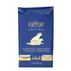 Fromm Reduced Activity Senior Gold Premium Dog Food - Senior Dry Dog Food for Medium & Small Breeds - Chicken Recipe - 15 lb 15 Pound (Pack of 1)