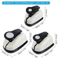 thumbnail image 2 of Unique Bargains 0.4 Inch 0.6 Inch 1 Inch Circle Punch, Circle Hole Paper Punch Hole Puncher Shape Punches for Crafting, 3 Pack, 2 of 6