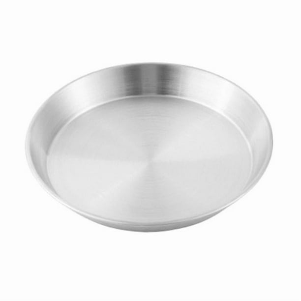 Metal Dinner Plate Stainless Steel Round Kitchen Oil Filter Tray for Baking Frying Cooking Draining Oil