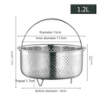 thumbnail image 3 of Mini olla arrocera con cesta para cocinar al vapor 304, cesta para cocinar al vapor con orificios finos, cesta para cocinar al vapor multifuncional, cesta para escurrir frutas, 3 of 4