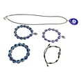 thumbnail image 3 of Pulseras de ojos azules, buena suerte, uso cómodo, collar de resina de cristal con ojos azules, decoración de ojos azules para cumpleaños y Navidad, 3 of 5