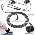 thumbnail image 4 of EFFFERTWQL-Open Ear Headphones Wired for Laptop PC, 3.5mm Earphones with Mic Over Ear Wired Earbuds with Ear Hook for iPhone 5 6s Plus for Galay A25 A15 A14 A03s A23 A52 for Android/Workout/Sport/Gym, 4 of 4