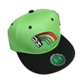 thumbnail image 1 of University of Hawaii New Season Rainbow Warriors Hats, Flat Bill Green, 1 of 3