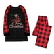 thumbnail image 1 of TIMIFIS Conjuntos de pijamas familiares a juego Pijamas navideños con camiseta de manga larga con ciervo y pantalones a cuadros Ropa de estar por casa para mujeres/hombres/niños/parejas/adultos/bebés, 1 of 5