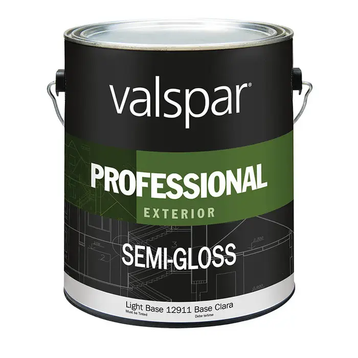 1 Gal Valspar 12911 Light Base Professional Interior Latex Paint, Semi