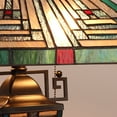 thumbnail image 2 of Chloe Lighting Innes Mission 3-Light Glass Table Lamp in Blackish Bronze, 2 of 4