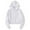 White, variant on Women's Cropped Sweatshirt Long Sleeves Drawstring Pullover Solid Color Casual Basic Crop Hoodie Tops Trendy Fall Clothes White L