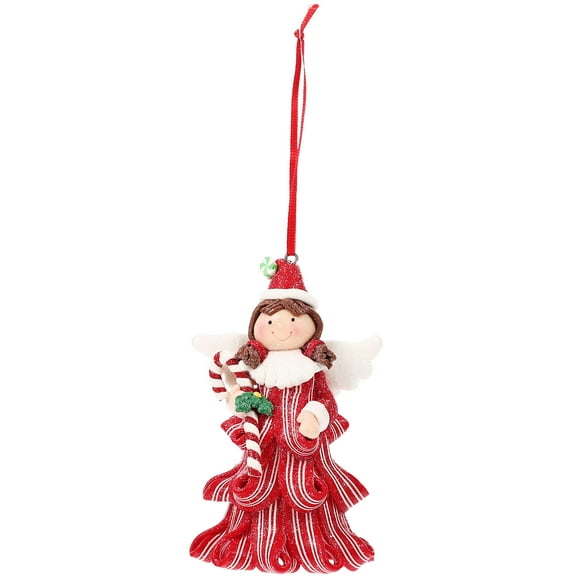 PAMINGONO 1Pack Christmas Hanging Ornament Multi-Color Polymer Clay 12x7cm for Celebration